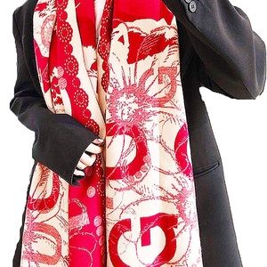 Ink style women's fashion scarf is thicker and warmer. Can be used as a shawl.…